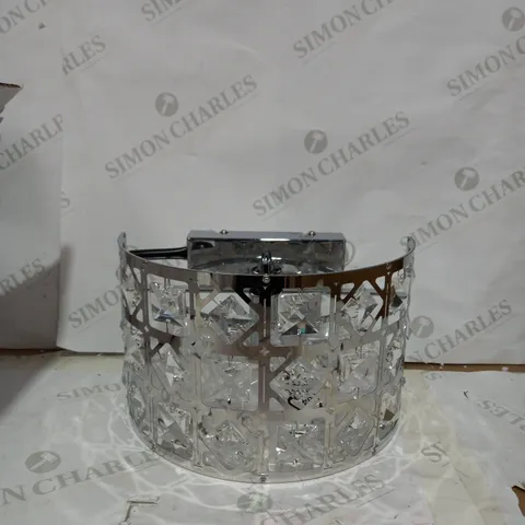 BOXED DESIGNER DUCHESS POLISHED CHROME WALL LIGHT
