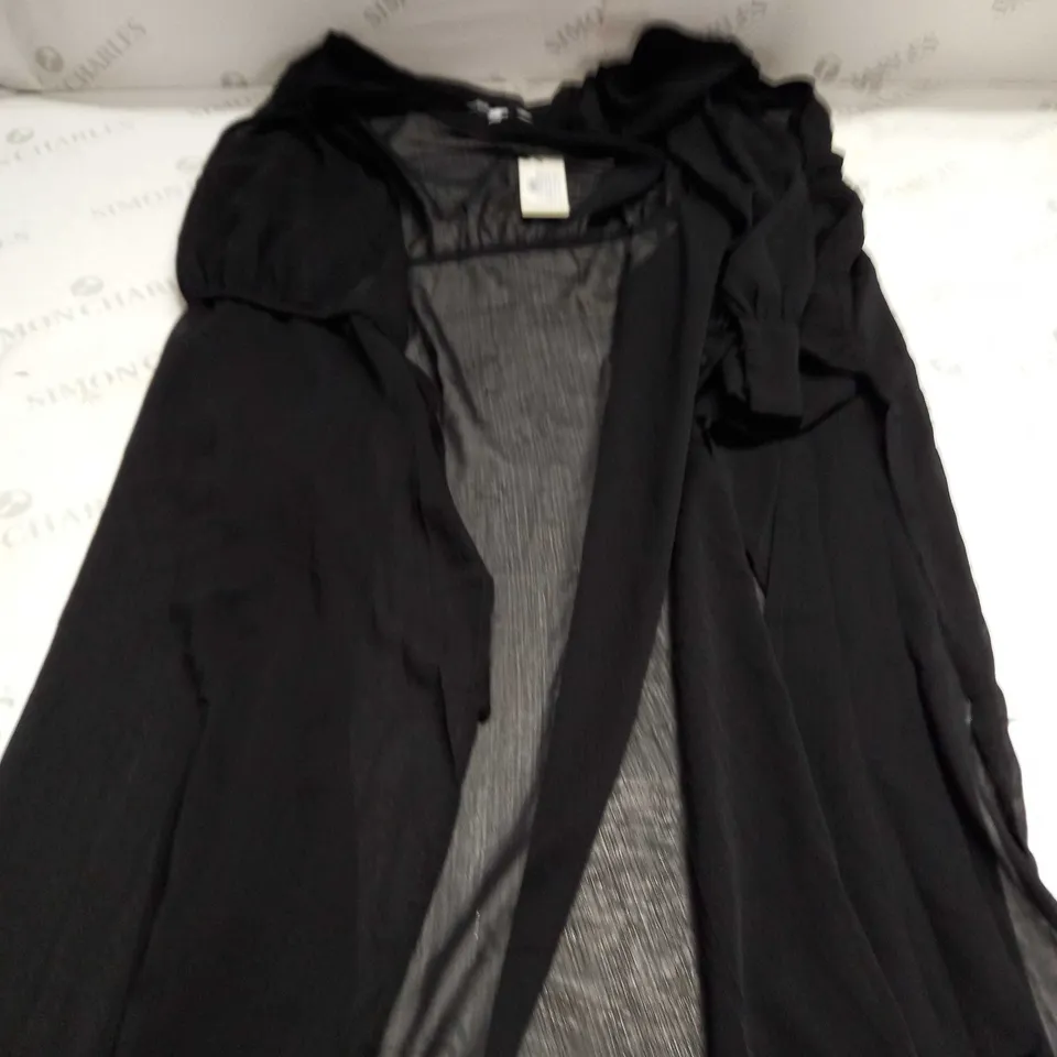 WOMENS OCCASSIONAL BLACK SHEER MIDAXI VIENNA SIZE 12