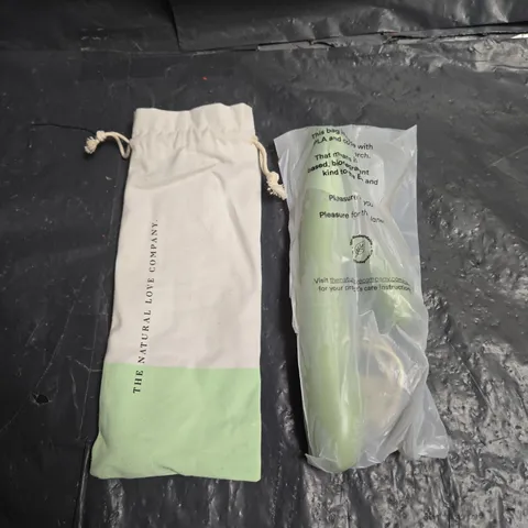 THE NATURAL LOVE COMPANY – DUAL STIMULATION VIBRATOR IN GREEN