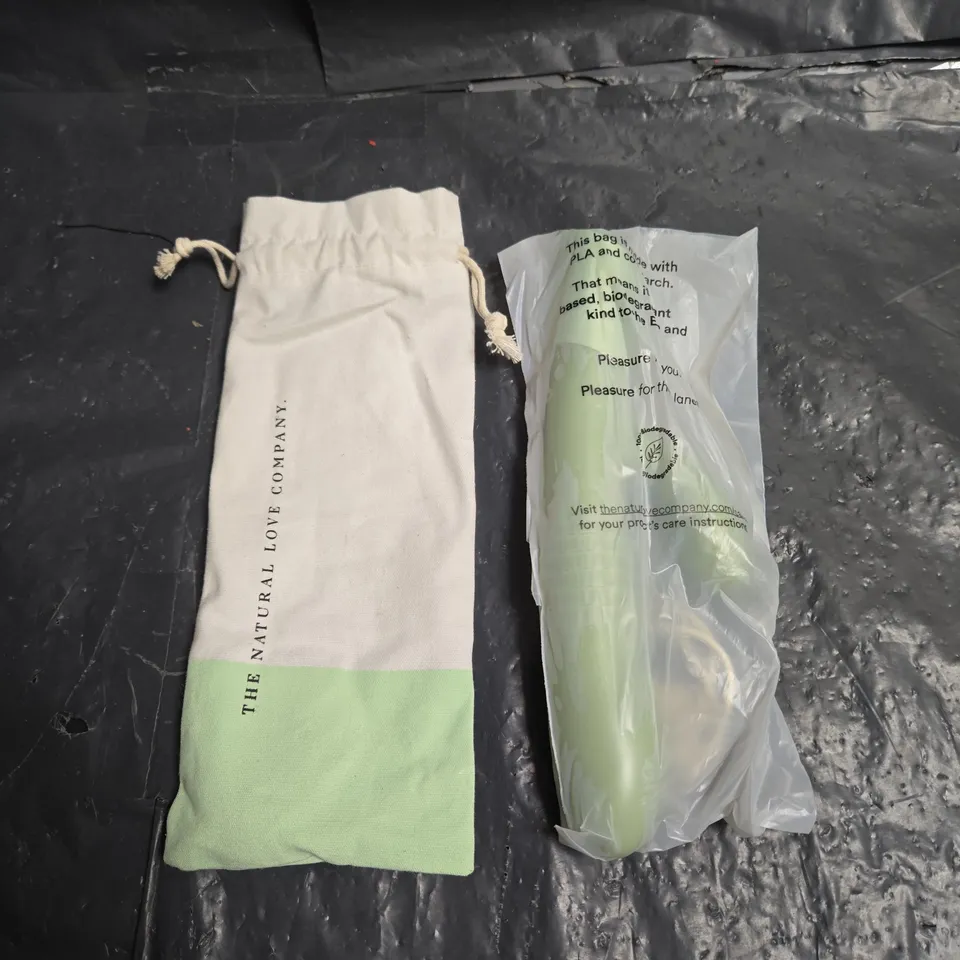 THE NATURAL LOVE COMPANY – DUAL STIMULATION VIBRATOR IN GREEN