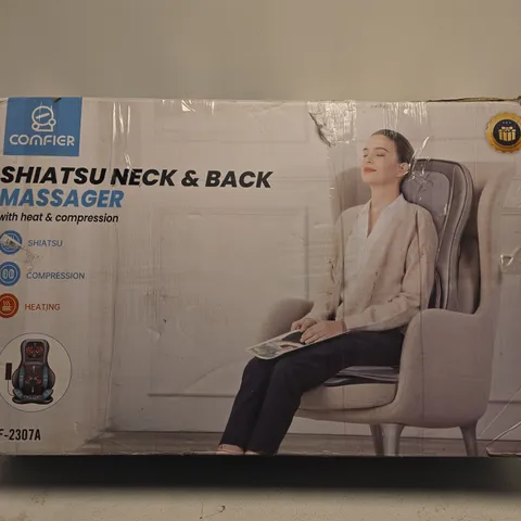 BOXED COMFIER SHIATSU NECK & BACK MASSAGER