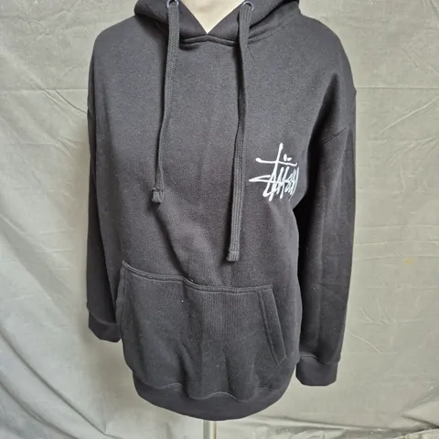 STUSSY HOODIE IN BLACK SIZE M
