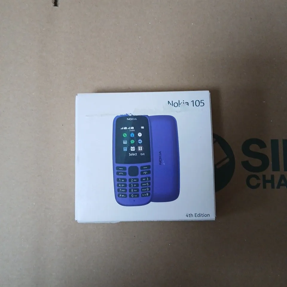 NOKIA 105 4TH EDITION MOBILE PHONE BLACK – BOXED