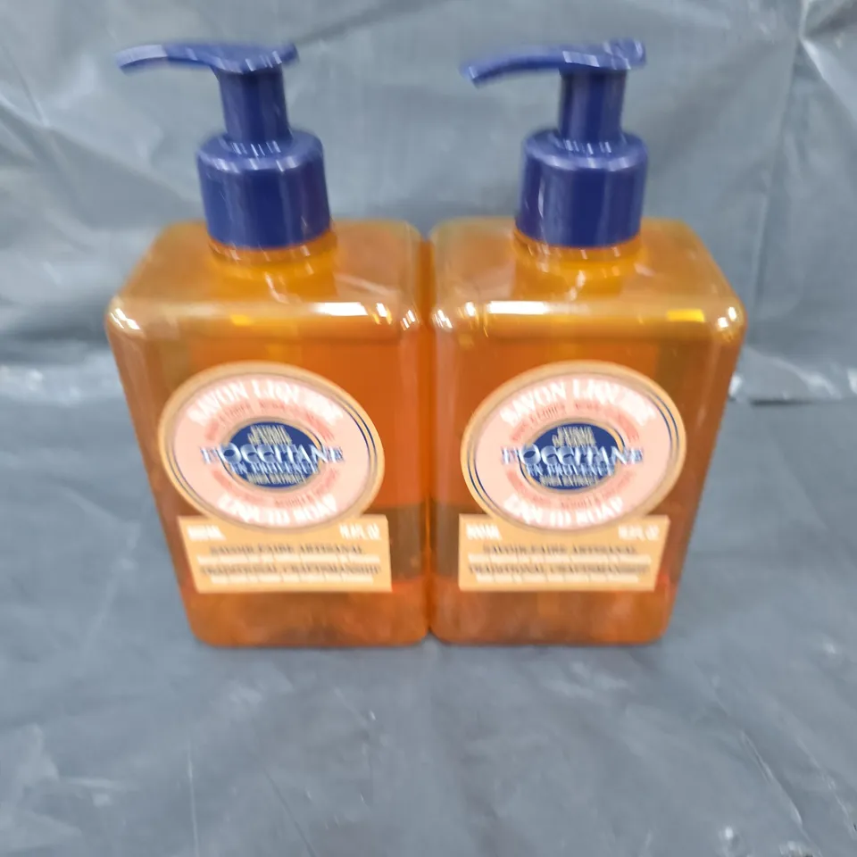 2 X L'OCCITANE HAND & BODY LIQUID SOAP - 2 X 500ML