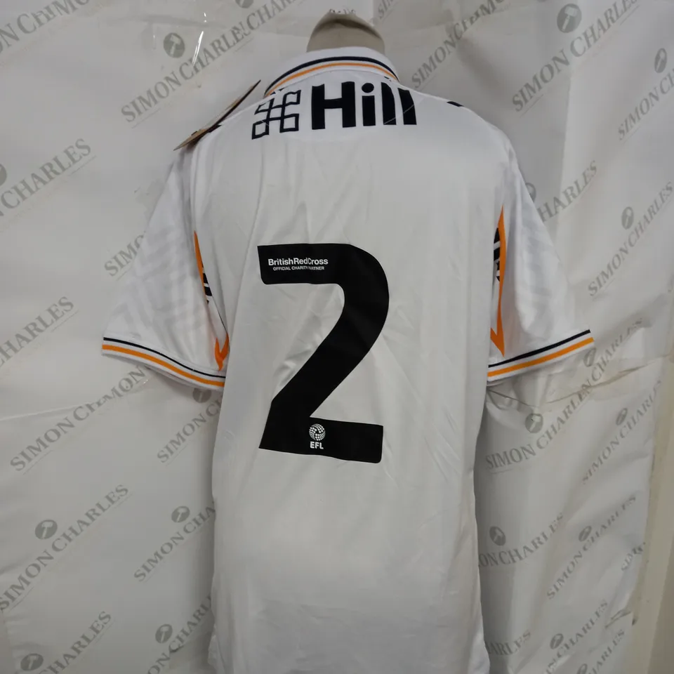 UMBRO CAMBRIDGE UNITED AWAY ADULT JERSEY IN WHITE SIZE M