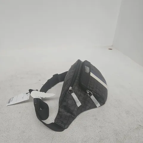 GUESS BLACK MONOGRAM CROSSBODY BAG WITH TAG