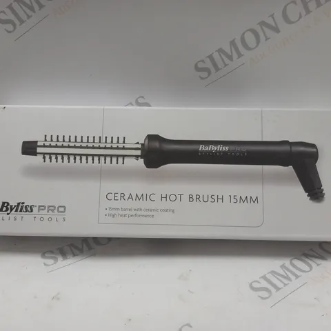 BABYBLISS PRO CERAMIC HOT BRUSH 15MM