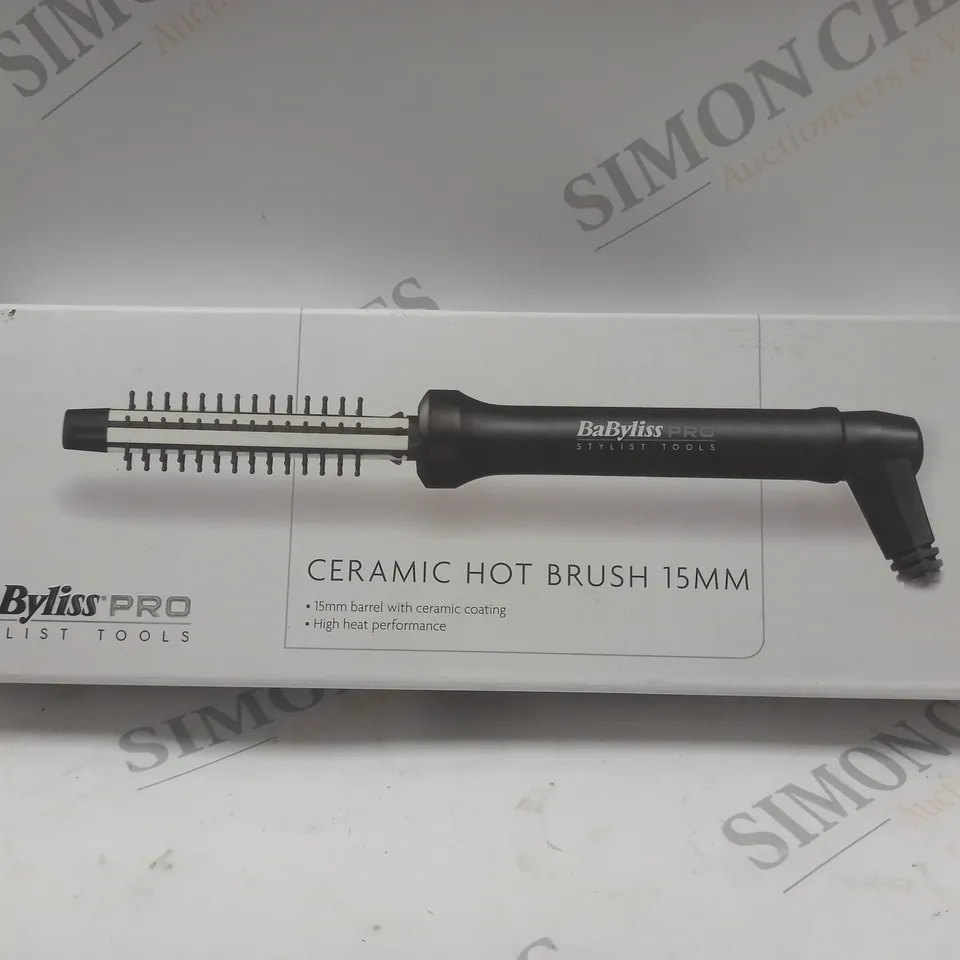 BABYBLISS PRO CERAMIC HOT BRUSH 15MM