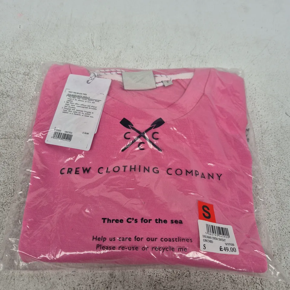 CREW CLOTHING COMPANY DOLMAN CREW SWEAT - SMALL