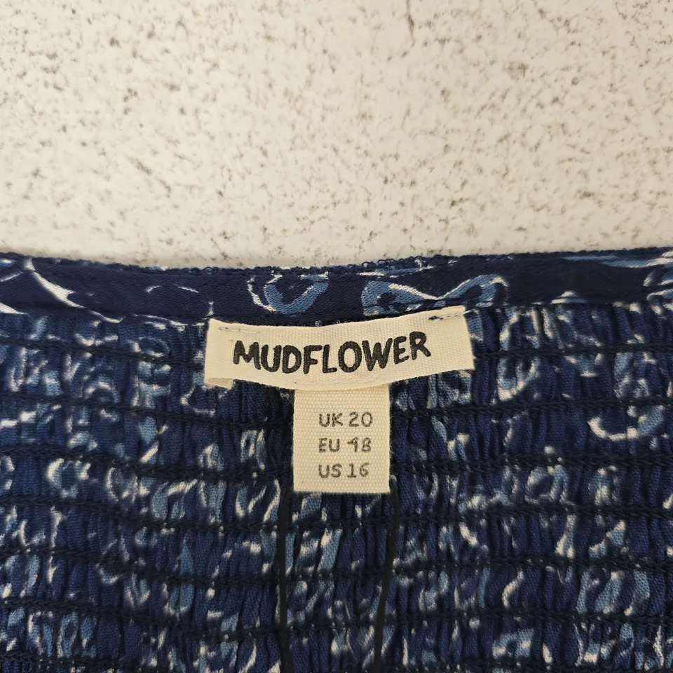 MUDFLOWER FLORAL DRESS, UK 20 (EU 38, US 16)