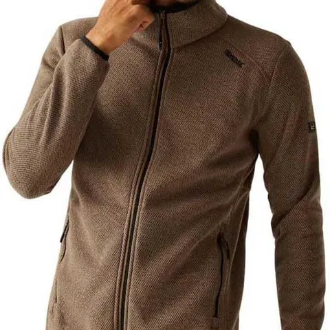 BRAND NEW REGATTA GREAT OUTDOORS RMA655 HERREN FLEECE JACKE - TORRENS NUT BROWN SIZE M