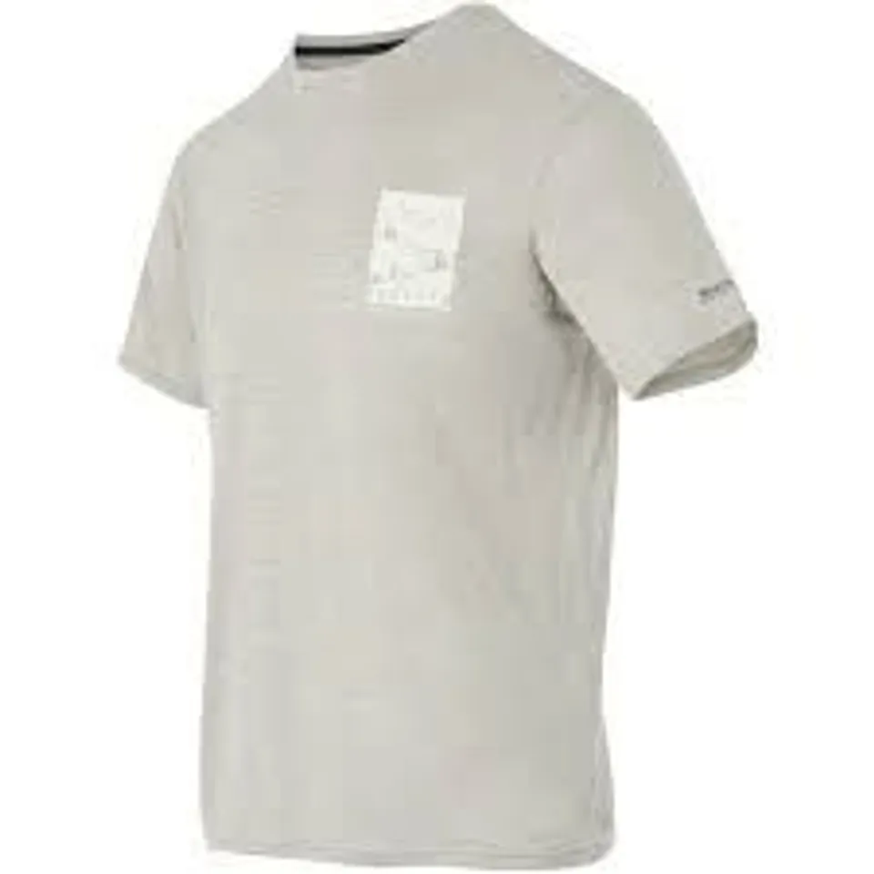 BRAND NEW REGATTA FINGAL T-SHIRT IN GOLDEN SAND MARL - UK L
