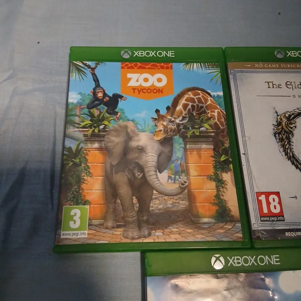 XBOX ONE BUNDLE: FIFA 18, ZOO TYCOON, THE ELDER SCROLLS ONLINE (XBOX ONE)