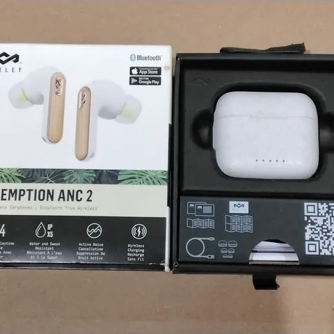 BOXED HOUSE OF MARLEY REDEMPTION ANC 2 TRUE WIRELESS BLUETOOTH EARPHONES