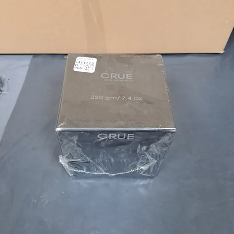 BOX OF APPROXIMATELY 20 CRUE BODY AND FACE SCRUBS AND BUTTERS - 220GM PER POT