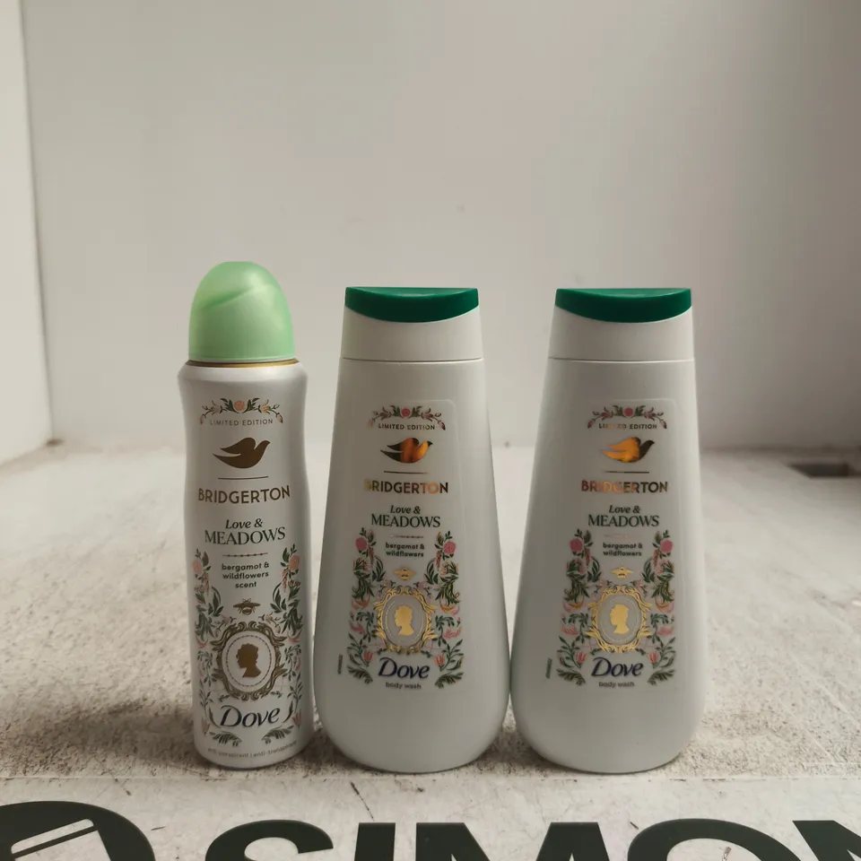 BRIDGERTON LIMITED EDITION DOVE BODY WASH TRIO GIFT SET