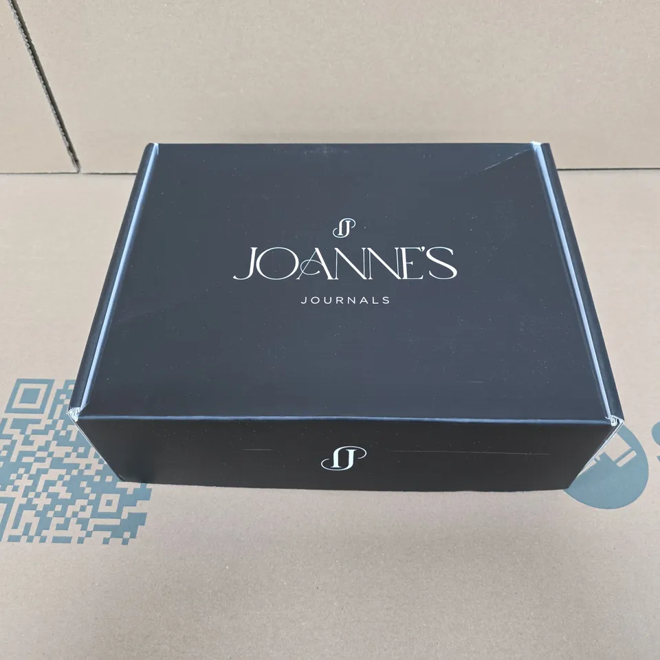 JOANNE'S JOURNALS TURQUOISE 6-RING BINDER PLANNER WITH BLACK PRESENTATION BOX