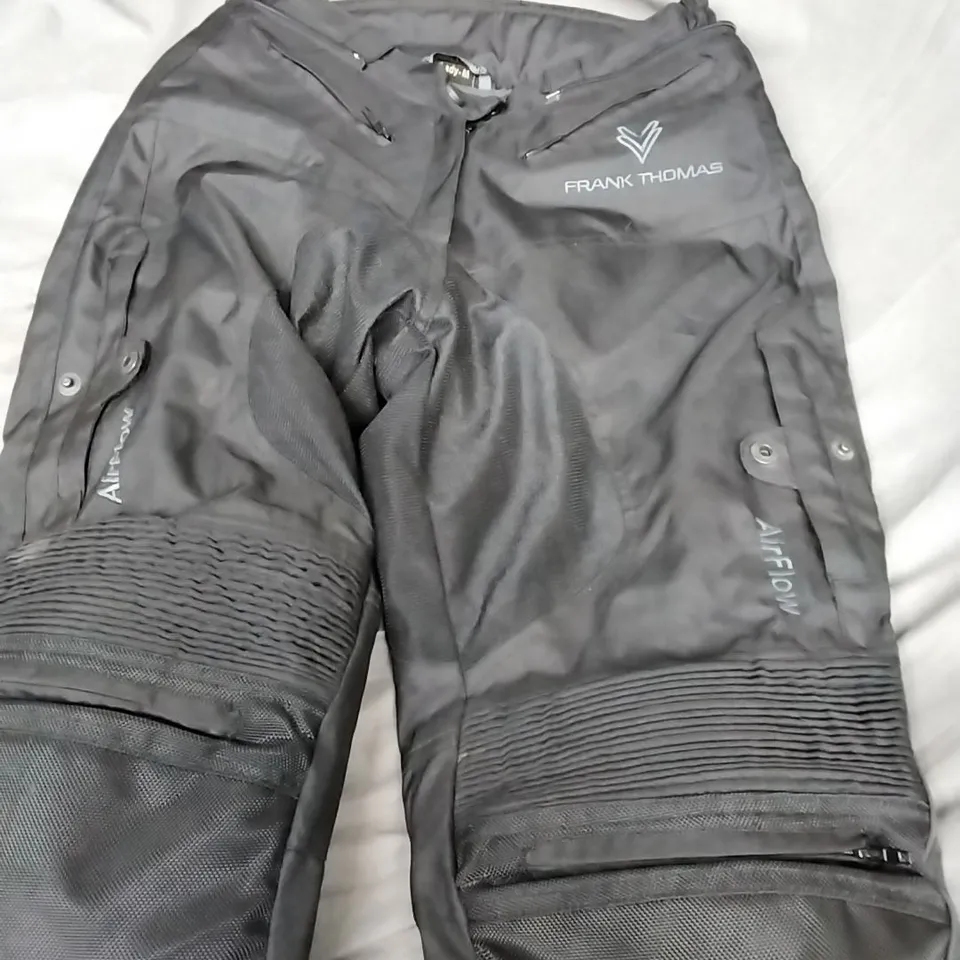 FRANK THOMAS LADIES MOTORCYCLE TROUSERS SIZE MEDIUM