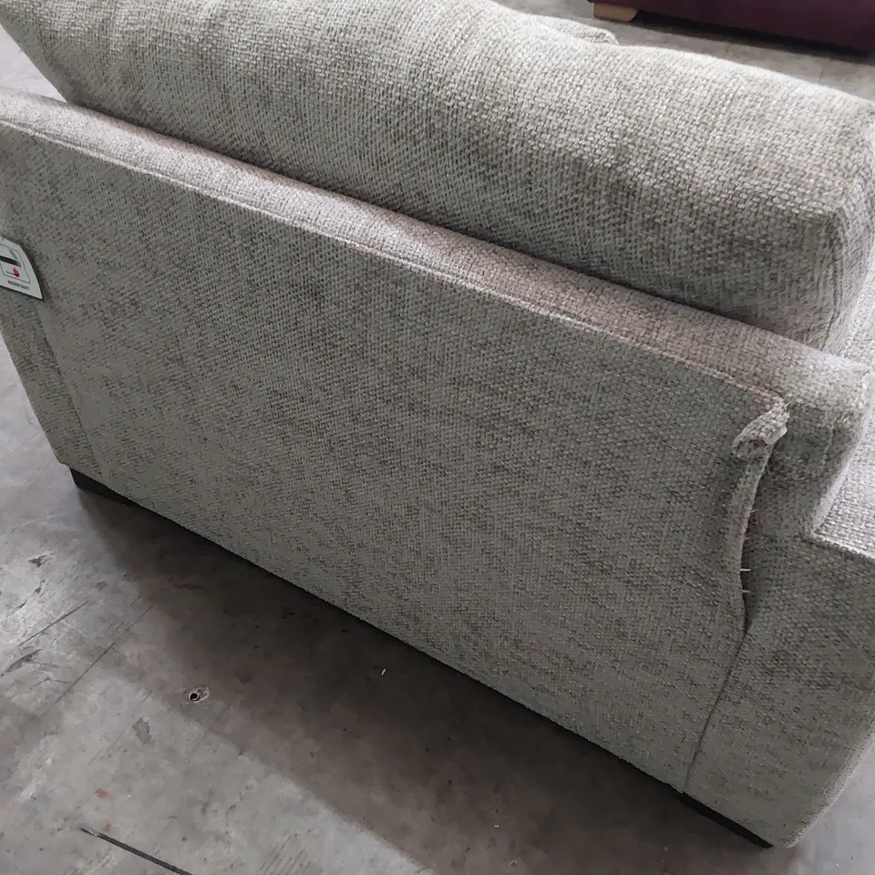 QUALITY BRITISH DESIGNER LOUNGE Co. SNUGGLER CHAIR GREY FABRIC 