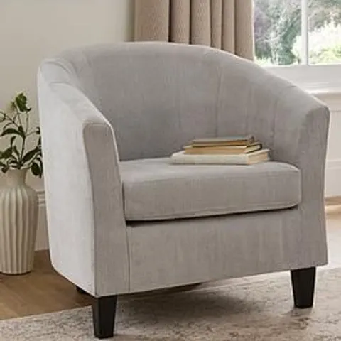 BOXED REGAL FABRIC TUB CHAIR - NATURAL (1 BOX)