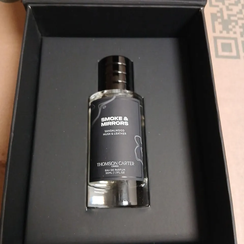 BOXED THOMPSON CARTER SMOKE AND MIRRORS EAU DE PARFUM 50ML