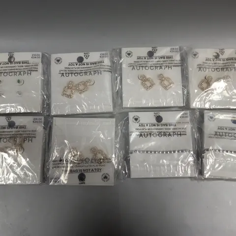 APPROXIMATELY 15 ASSORTED AUTOGRAPH JEWELLERY PRODUCTS IN VARIOUS DESIGNS
