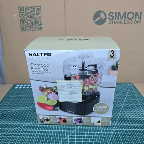 SALTER COMPACT PREP PRO FOOD PROCESSOR – BOXED