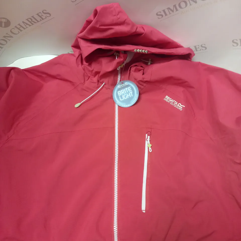 REGATTA BRITEDALE JACKET IN PINK - SIZE 18