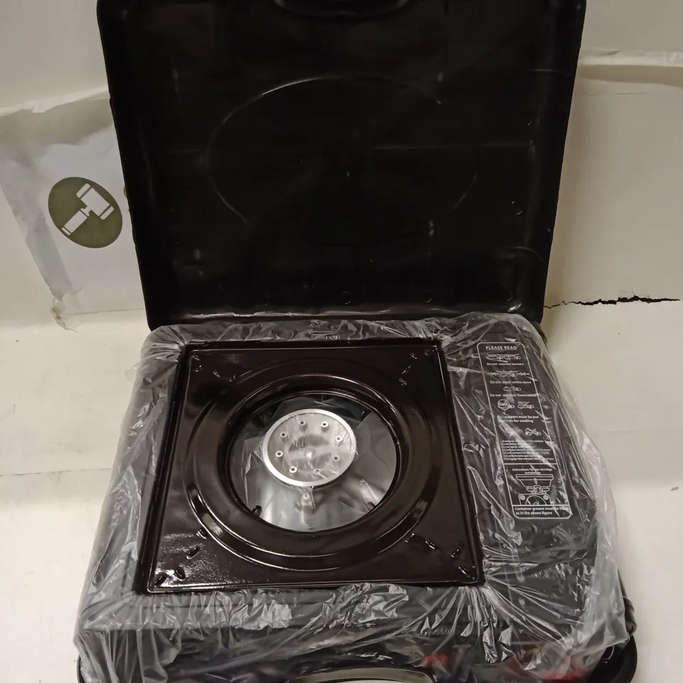 PORTABLE GAS STOVE – BLACK, IN CARRY CASE (ASPECT)