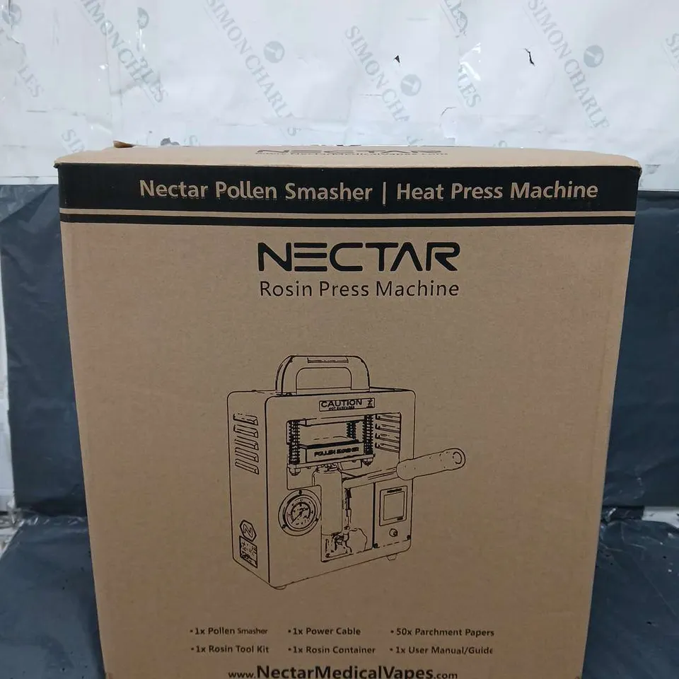 BOXED NECTAR ROSIN PRESS MACHINE 