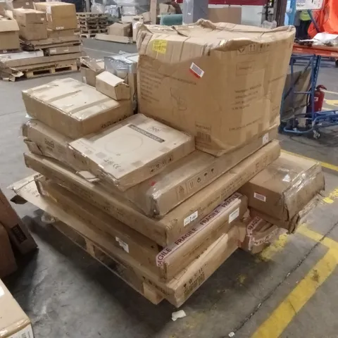 PALLET OF ASSORTED INCOMPLETE FURNITURE PARTS AND PIECES
