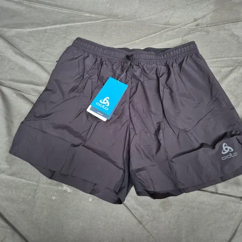 ODLO REGULAR 5 INCH SHORTS – BLACK, XL (UK 40/42)