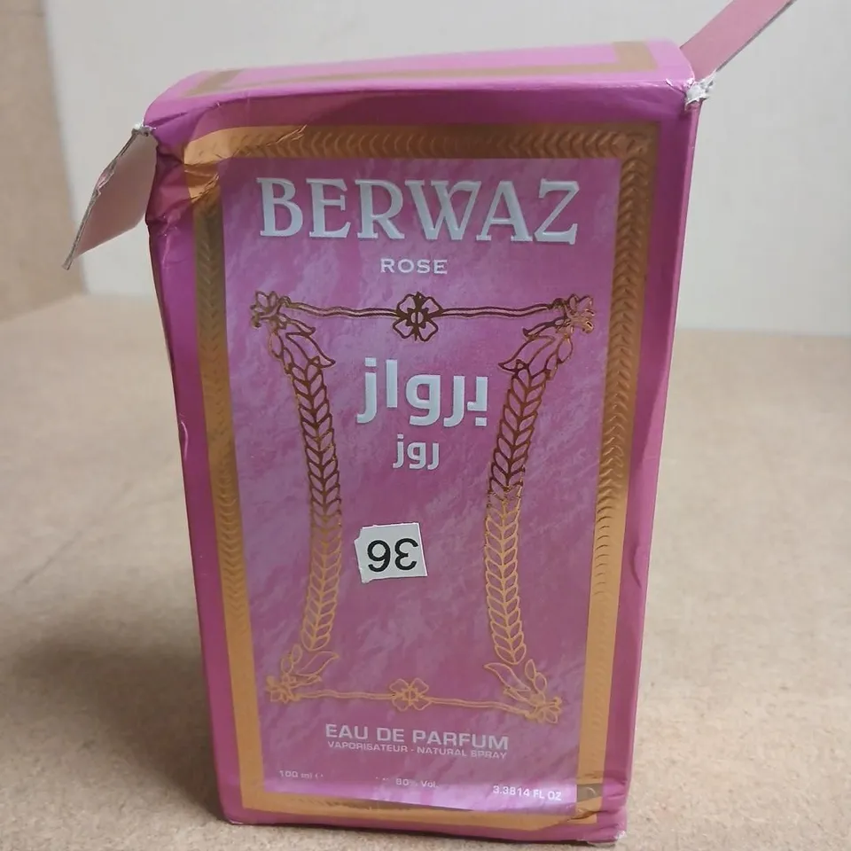 BOXED BERWAZ ROSE JLGJ EAU DE PARFUM 100ML