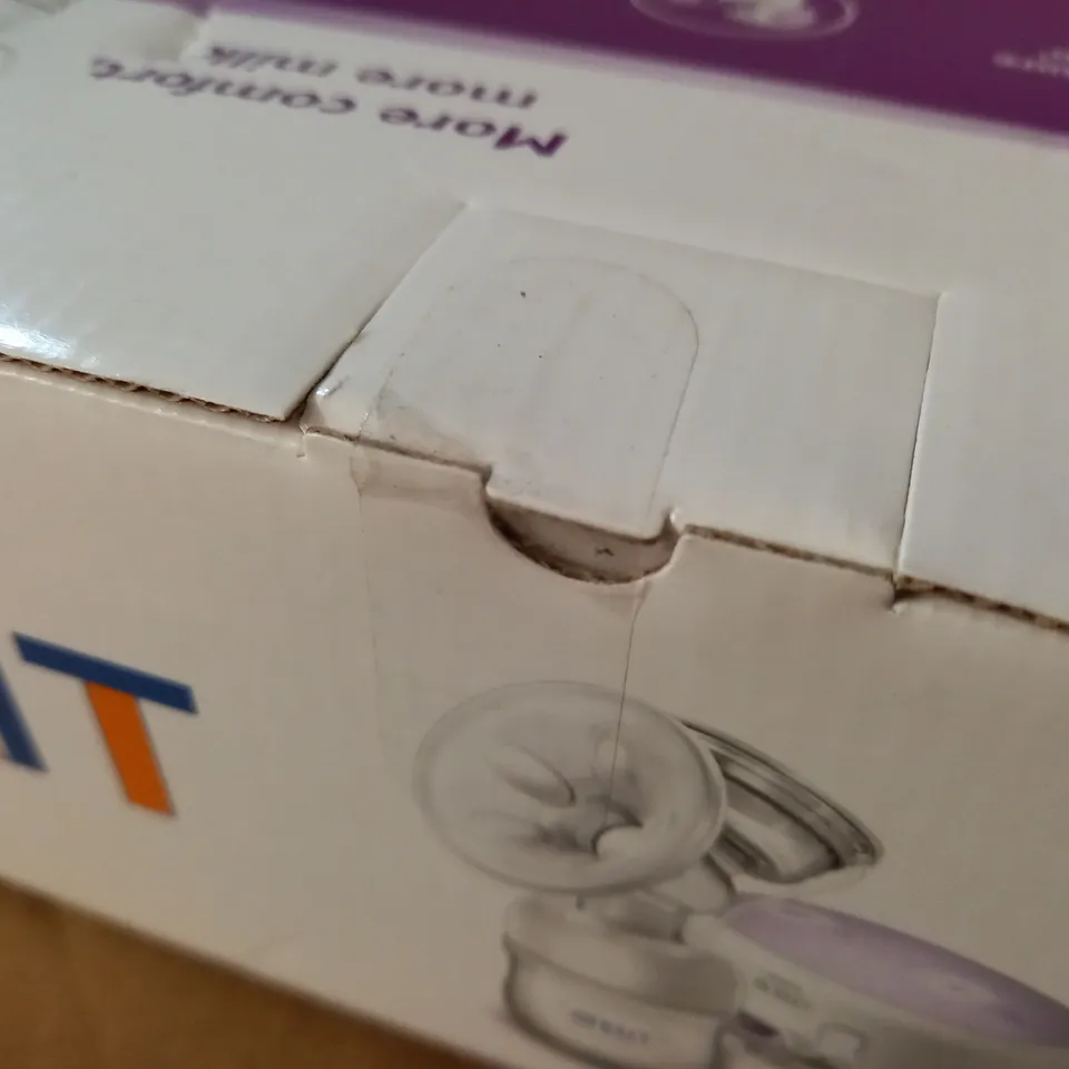 SEALED PHILIPS AVENT ULTRA COMFORT SINGLE ELECTRIC BREAST PUMP