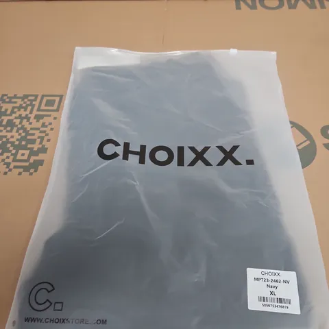 CHOIXX NAVY XL CARGO TROUSERS