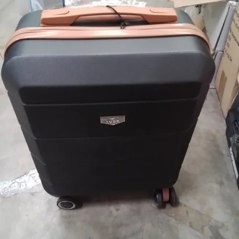 LUGG TRAVEL CABIN BAG BLACK&BROWN