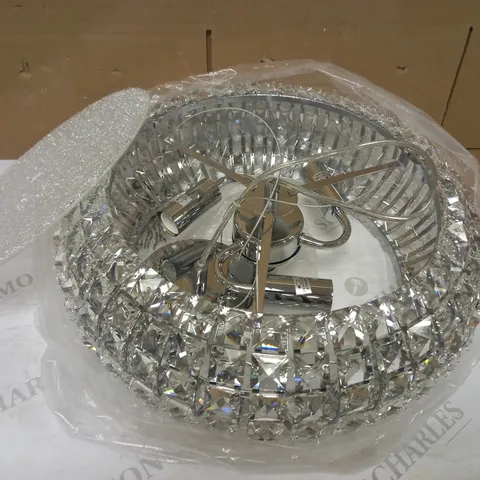 DAR LIGHTING GROUP PIAZZA 3LT PENDANT - K9 CRYSTAL