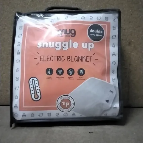 BAGGED SNUG SNUGGLE UP ELECTRIC BLANKET - DOUBLE 