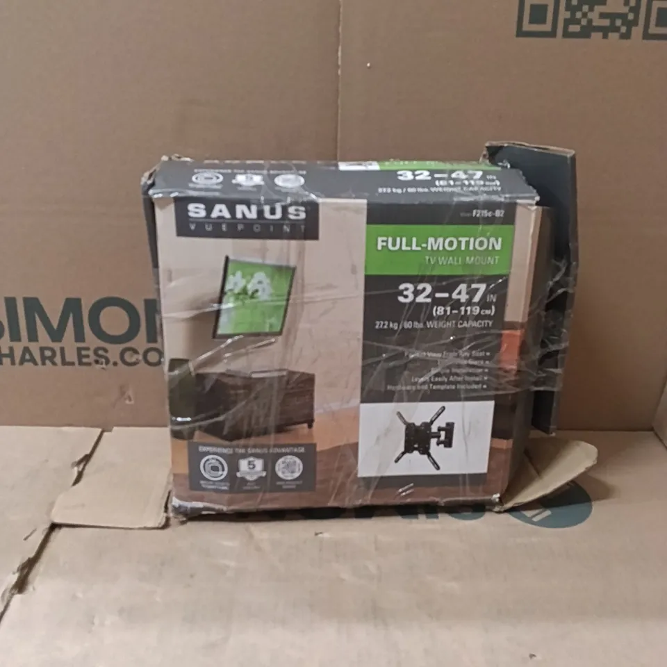 BOXED SANUS VUEPPINT SANUS FULL MOTION TV WALL MOUNT 32-47" F21C-B2