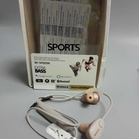 SONY WIRELESS STEREO HEADSET - WI-SP600N