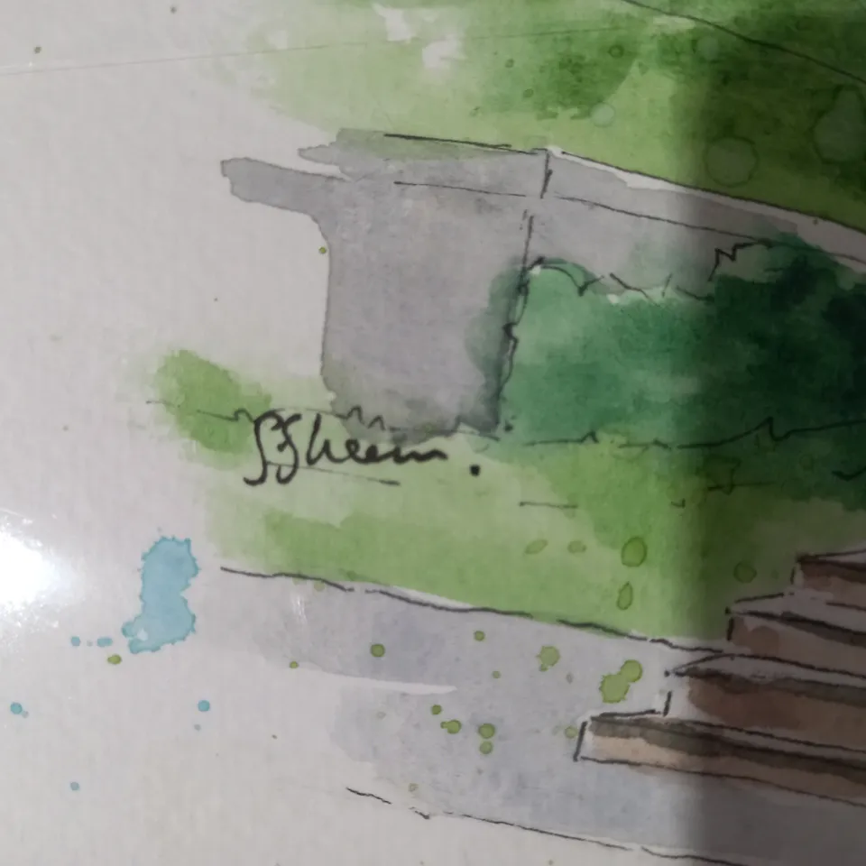 SIGNED WATERCOLOUR ART PRINT