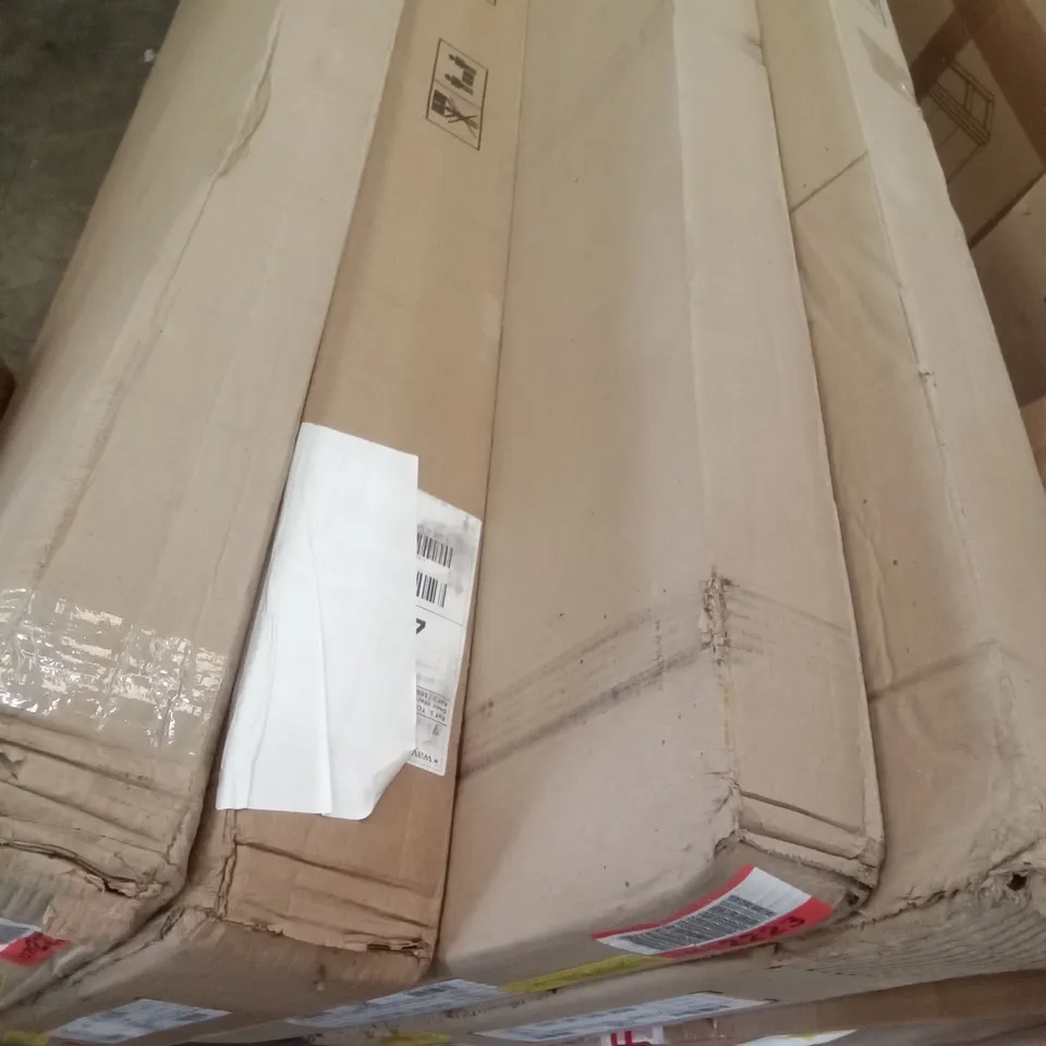 BOXED BRASHEAR NEVADA 6 DOOR WARDROBE - WHITE GLOSS (4 BOXES)