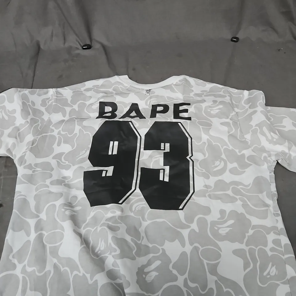 BATHING APE INTER MIAMI FOOTBALL JERSEY - L