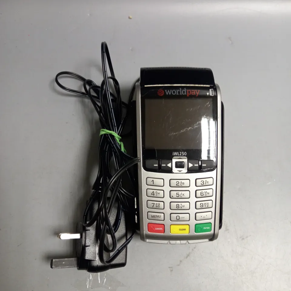 UNBOXED WORLDPAY IWL250 CARD READER CASH CARD PAYMENT SYSTEM