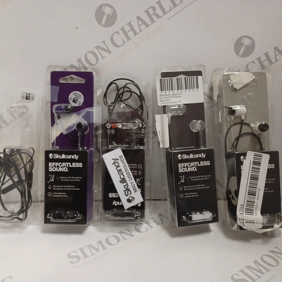 5 X SKULLCANDY JIB WIRED EARPHONES