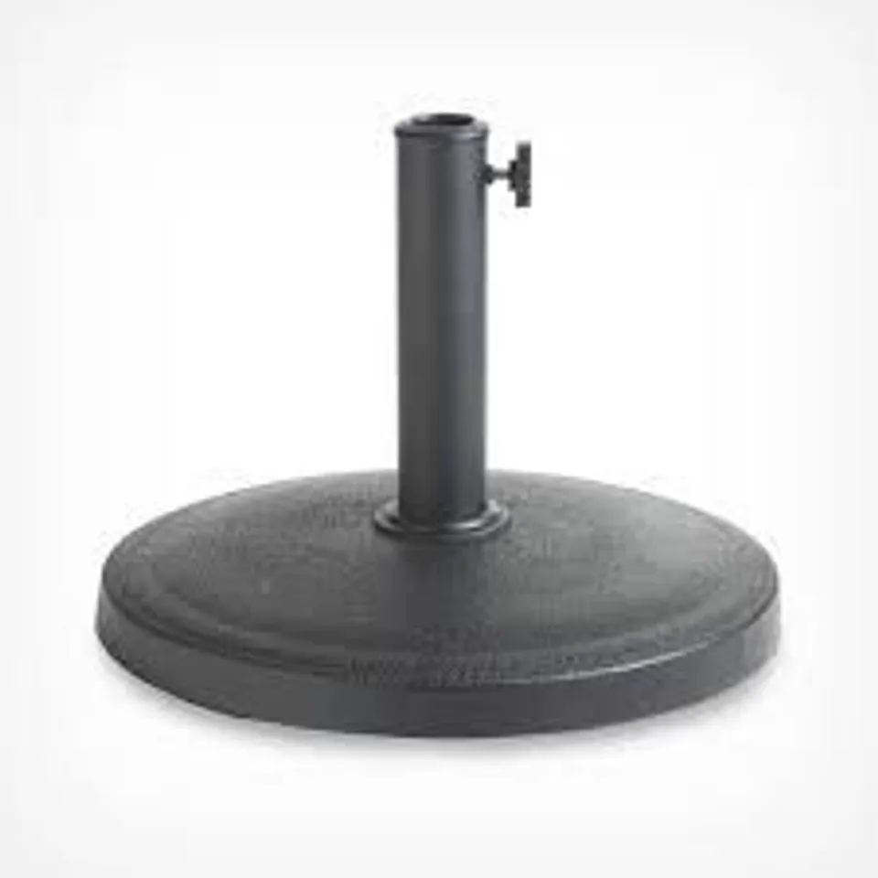 BOXED BLACK PARASOL BASE