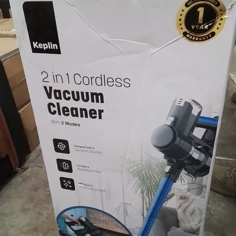 BOXED KEPLIN 2IN1 CORDLESS VACUUM CLEANER 