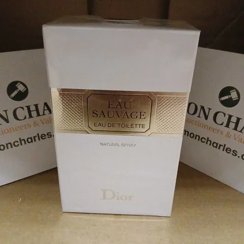 BOXED AND SEALED EAU SAUVAGE EAU DE TOILETTE NATURAL SPRAY DIOR 100ML