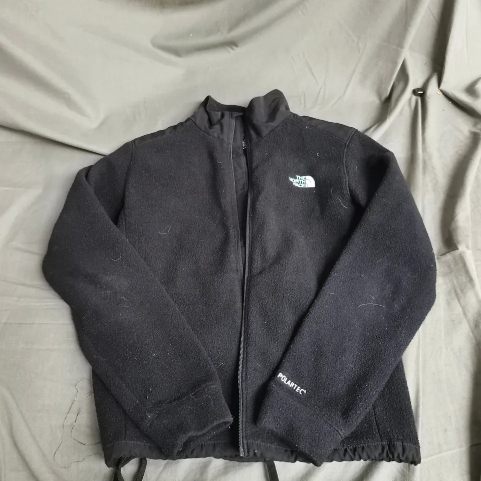 THE NORTH FACE WOMEN'S FLEECE JACKET – BLACK, POLARTEC, UK 6-8 (XS)