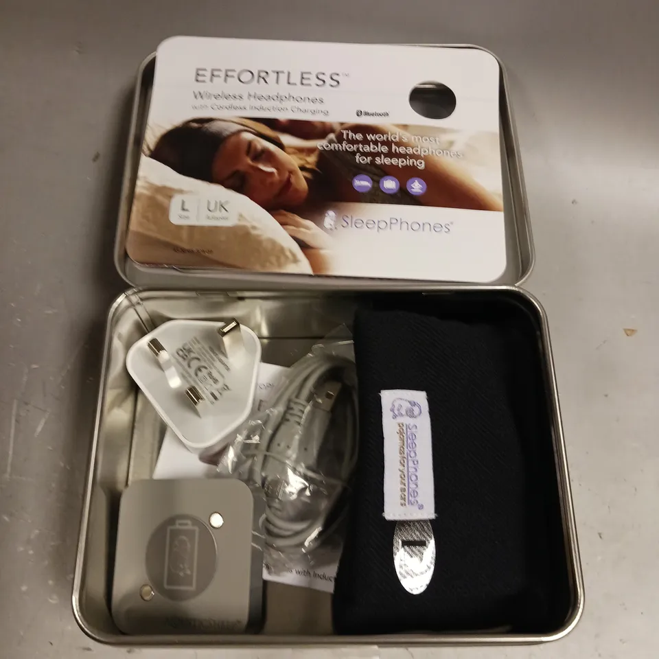 BOXED SLEEP-PHONES BLUETOOTH WIRELESS SLEEPING HEADPHONES - L
